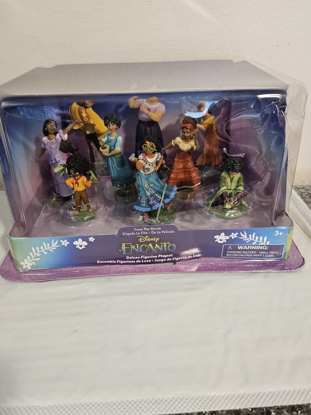 Disney Encanto Figurine Set - Purple, Blue and Pink Packaging